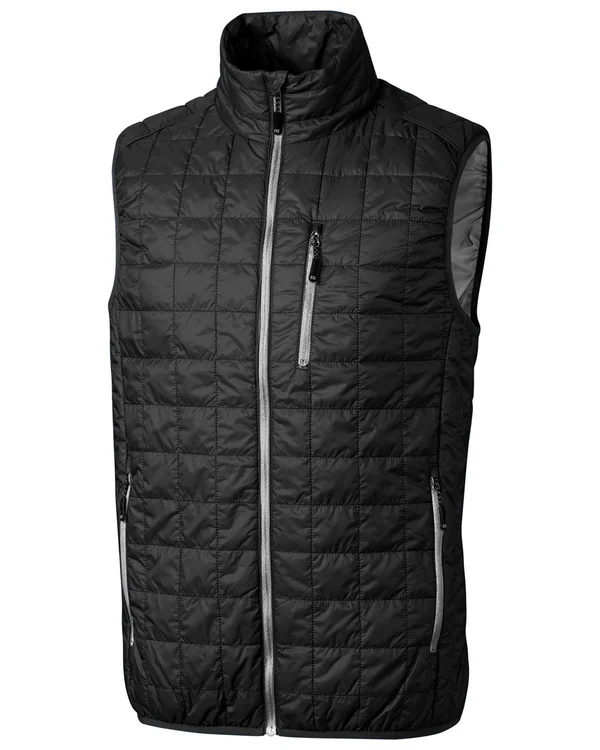 Cutter & Buck Men's Black Rainier Vest