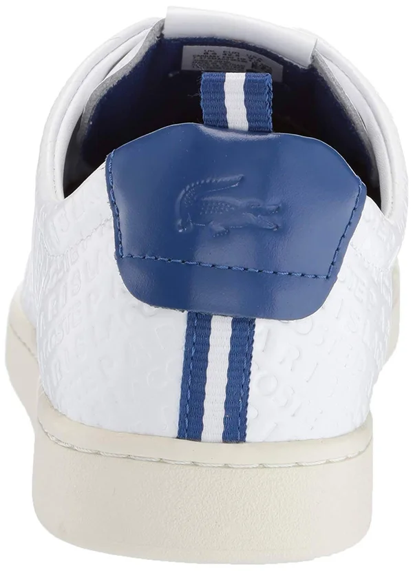 Lacoste Men's Carnaby Evo Sneaker - White/Dark Blue