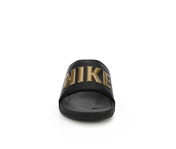 Men's Nike Off Court Slide Sandal - Black/Gold Metallic - Size 13