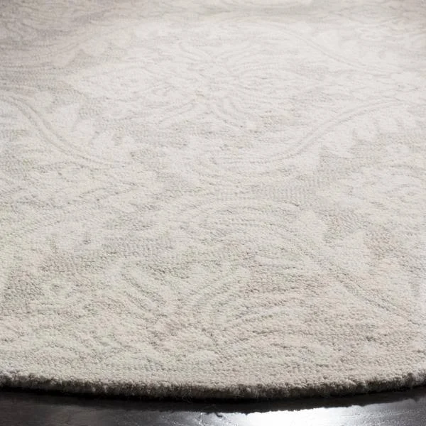 Safavieh Micro-Loop 513 Area Rug, Silver, 9& x 12& Rectangle