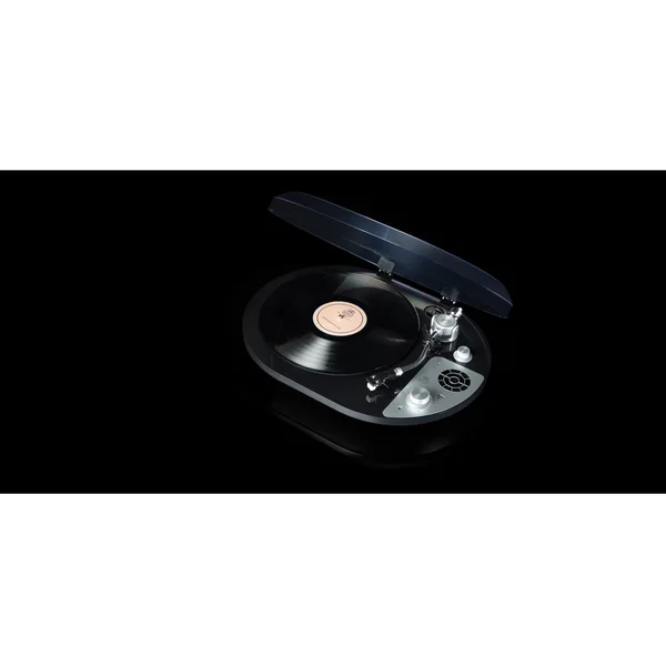 GPO PR 50 Turntable Bluetooth Pre Amp Gloss Black
