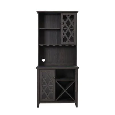 Rushden Bar Cabinet Laurel Foundry Modern Farmhouse Color: Oak