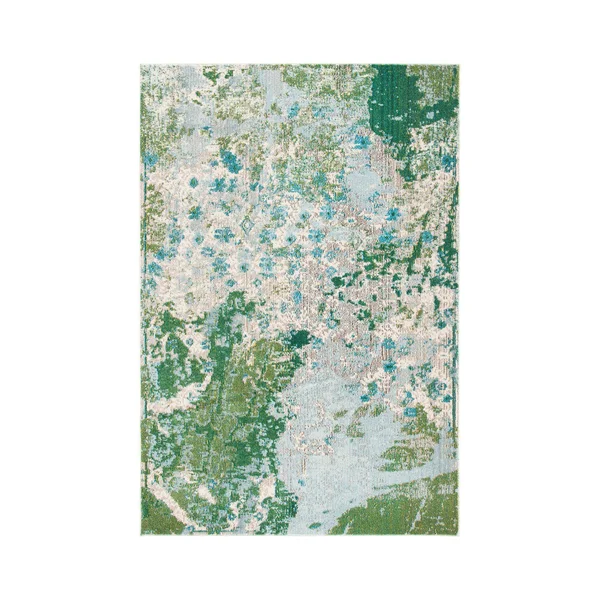 Safavieh Monaco Phoebe Abstract Area Rug - Green/Turquoise, 4& x 5&7 inch
