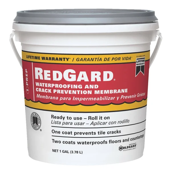 Custom Bldg Products LQWAF1-2 Redgard Waterproofing - 1 Gal