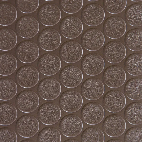 Rubber-Cal Coin-Grip Anti-Slip Rolled Rubber Mat - Brown 144 x 48 in.