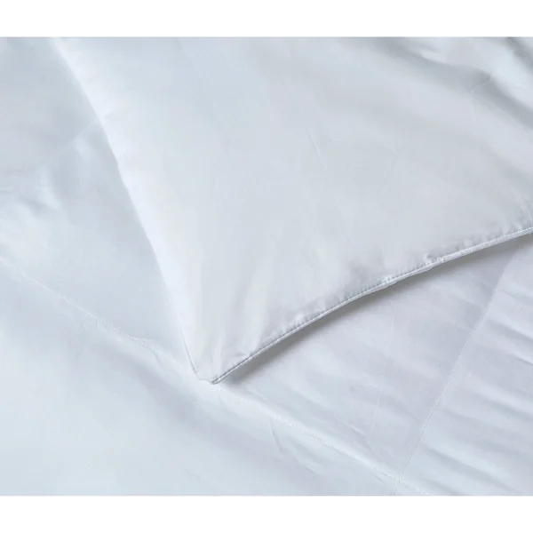 Blue Ridge Home Fashions All Season 233 TC Cotton Solid Color Down Alternative Comforter White King