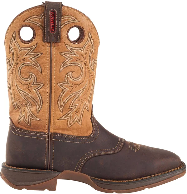 Durango Rebel Men's Waterproof Steel-Toe Western Boots - Size: Medium (13), Brown