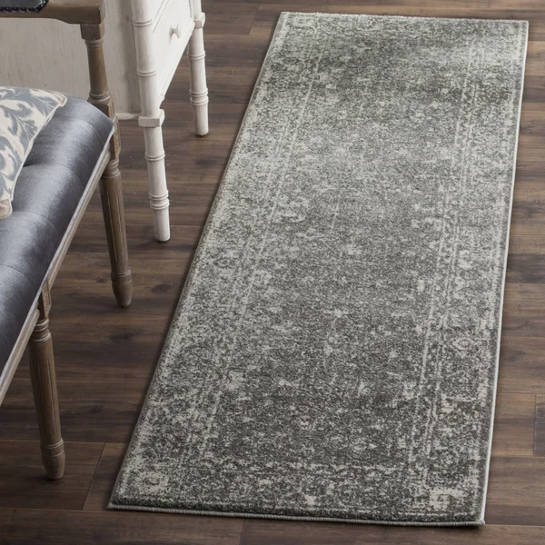 Safavieh EVK270S Evoke Grey, Ivory Area Rug - 11& x 15&