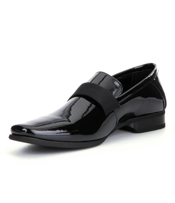 Calvin Klein Bernard Patent Loafers, Men's, Size: 8.5, Black