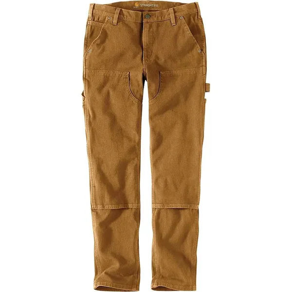Carhartt Women's Straight Fit Twill Double Front Pant - 12 Tall - Carhartt Brown