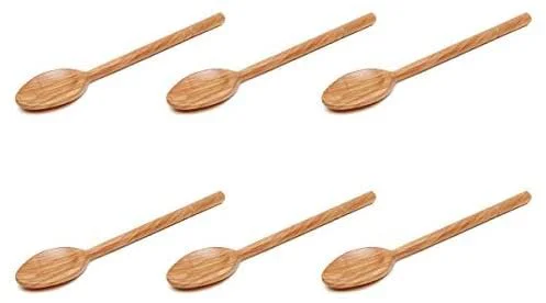 (D) Wooden Spoons for Cooking - Kitchen Utensils Sets Vintage - Berard (6 Pc)