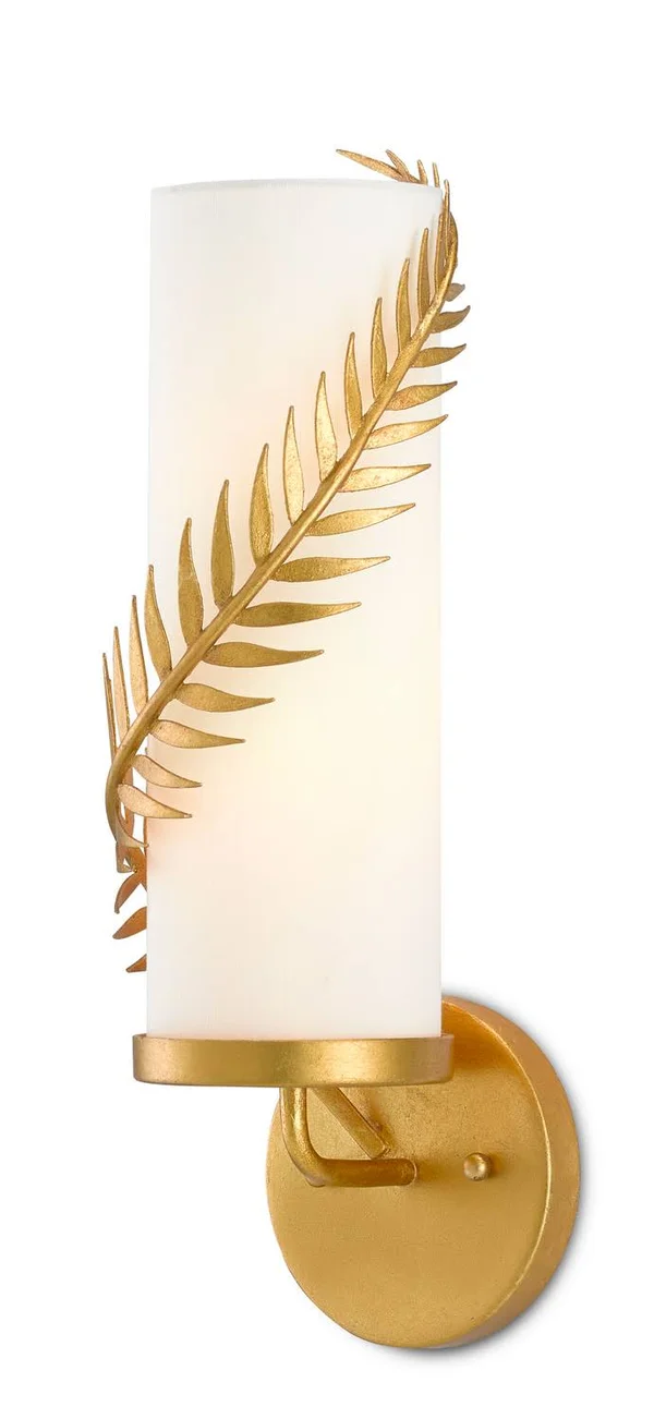 Queenbee Palm Wall Sconce, Currey & Company 5000-0191