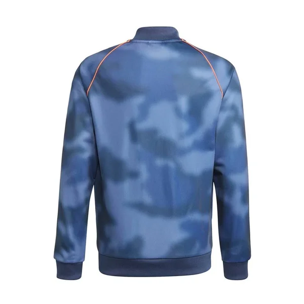 Adidas Originals - Kids - Camo 3 Stripes Track Jacket - Track Jackets - Blue