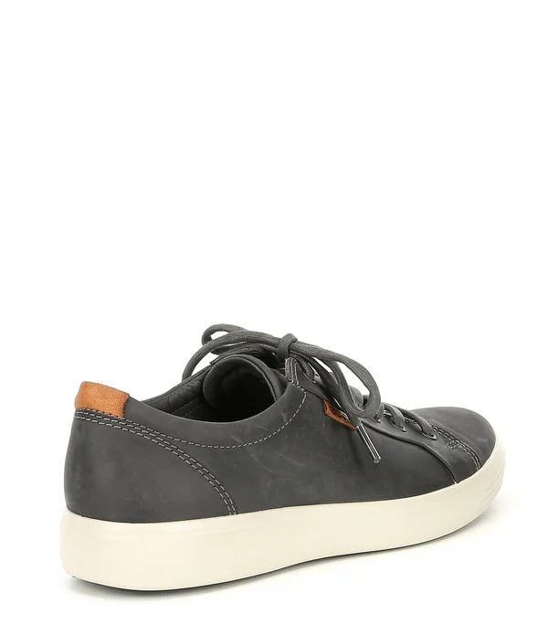 Ecco Soft 7 Sneaker Men's Lace Up Casual Shoes Titanium : 45 (US Men's 11-11.5) M