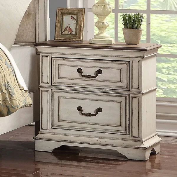 New Classic Furniture Anastasia White Nightstand