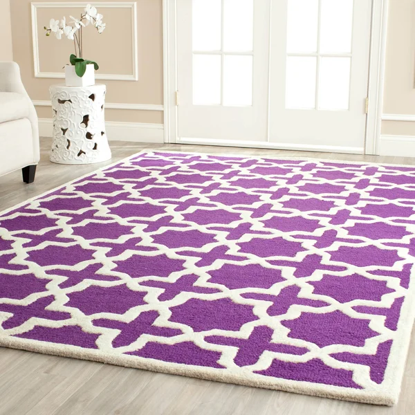 Safavieh Cambridge Purple & Ivory 8& x 10& Rug