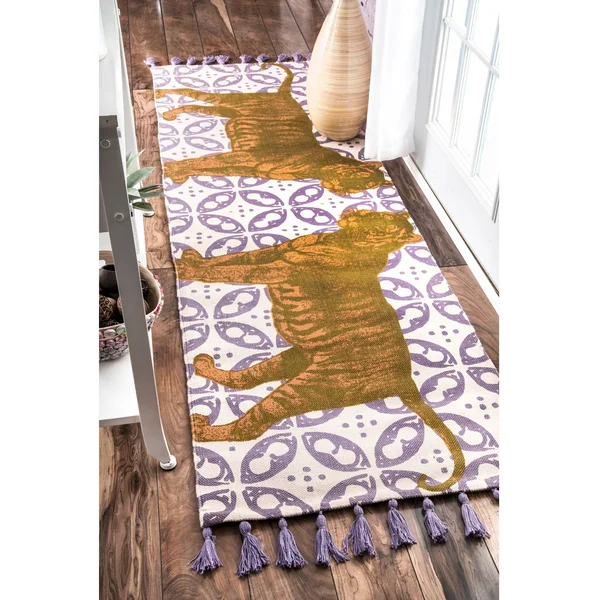 nuLOOM Thomas Paul Flatweave Cotton Tiger Area Rug TATP01A