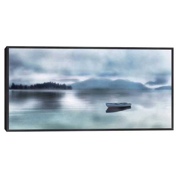 Fine Art Canvas Time for A Break Framed Canvas Wall Art, 24x48