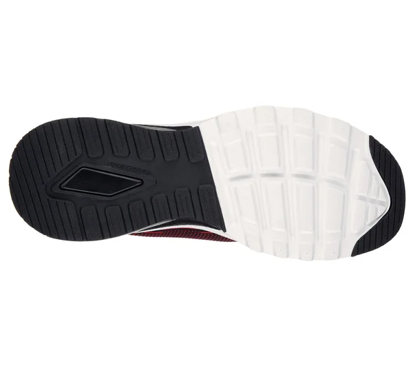 Skechers Men's Skech-Air Varsity Sneakers - Black/Red, 14.0