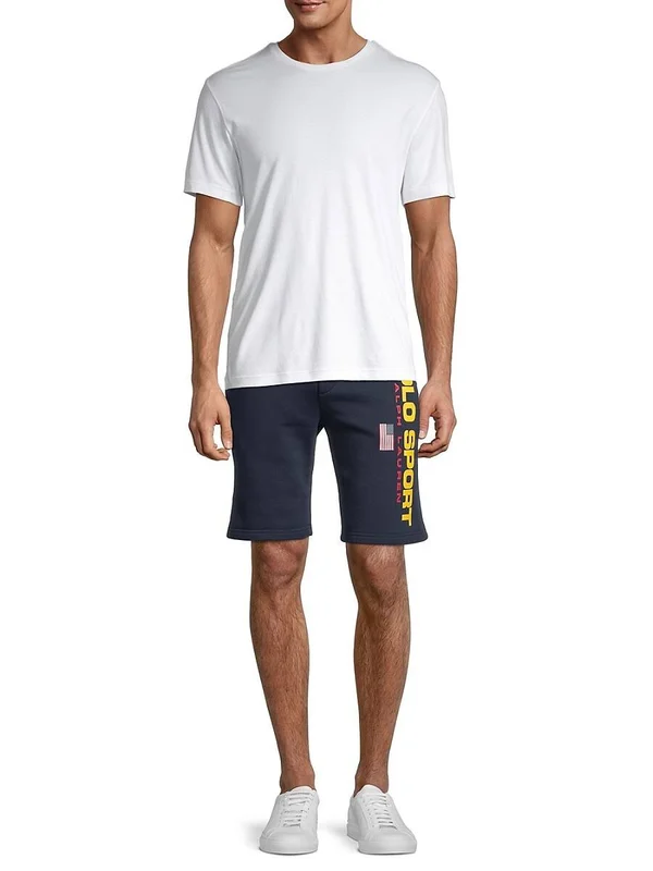 Polo Ralph Lauren Men's Polo Sport Fleece Drawstring Shorts - Cruise Navy - Size Medium