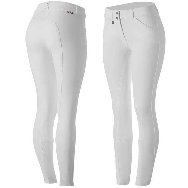 Horze Grand Prix Women's Leather Full Seat Breeches - 24 - Black
