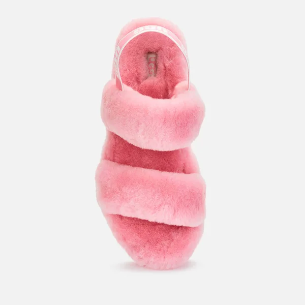 Ugg Women's Oh Yeah Sheepskin Slides - Sachet Pink - UK 4