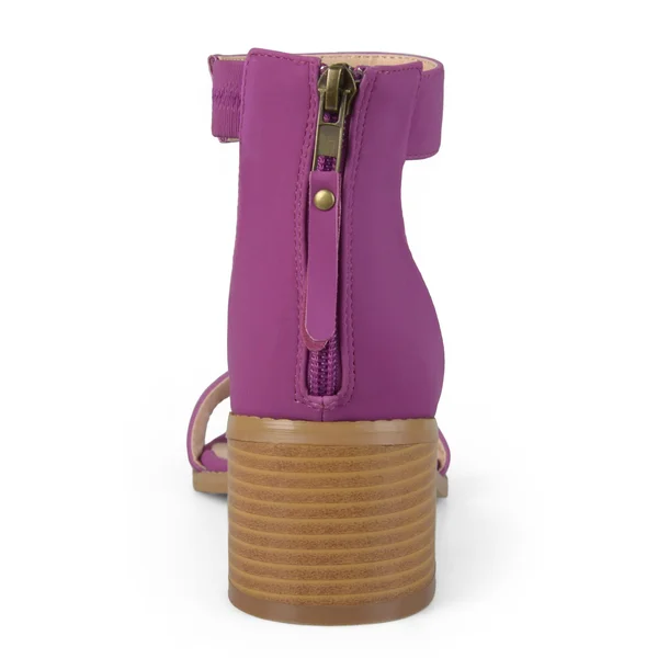 Journee Collection Women's Percy Sandals - Plum