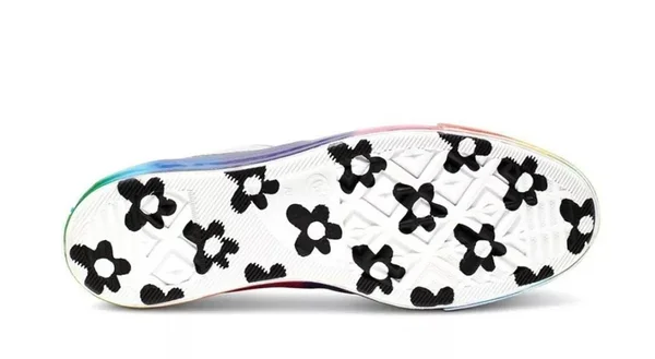 Converse One Star x Golf Le Fleur Rainbow Sole Sneakers/Shoes 166409C (US Size 4.5)
