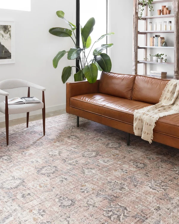 Loloi II Skye SKY-01 3&6x22 x 5&6x22 Blush - Grey Rug