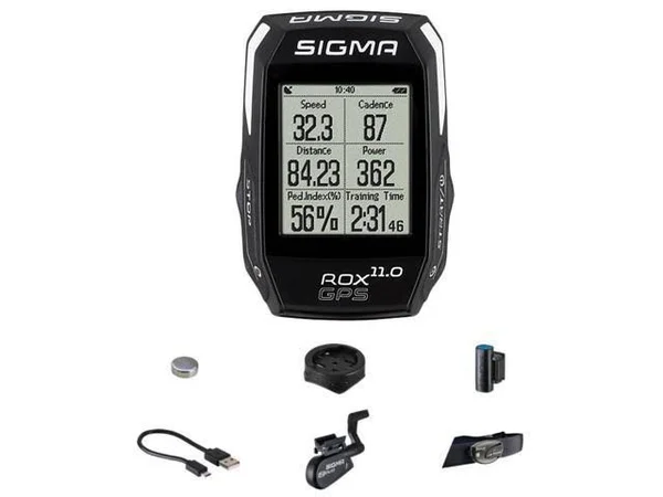 Sigma Rox GPS 11.0 Cycling Computer Set Black
