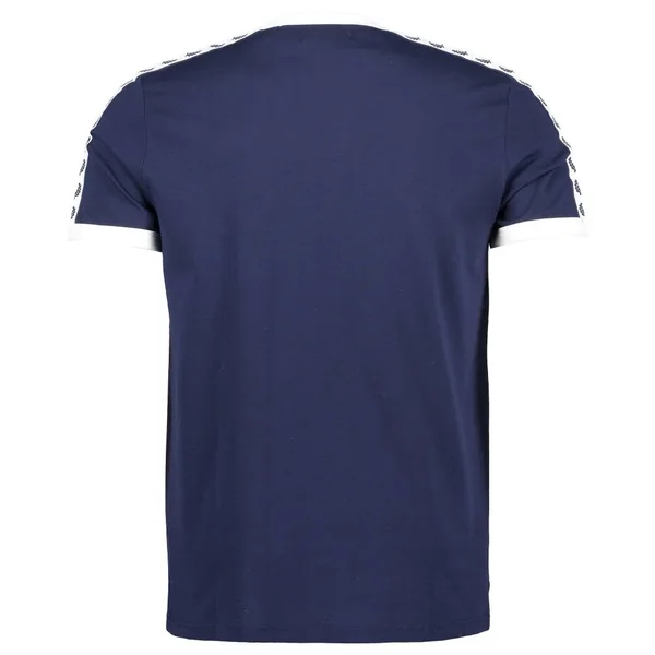 Fred Perry Taped Ringer T Shirt Blue