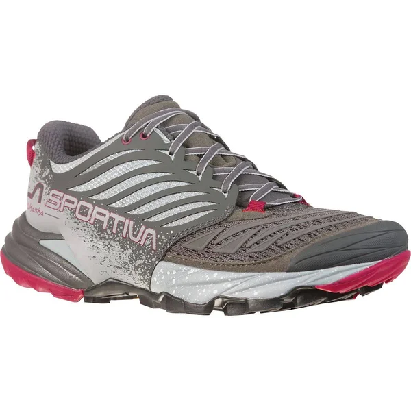 La Sportiva Women's Akasha Shoe - 37.5 - Carbon, Beet