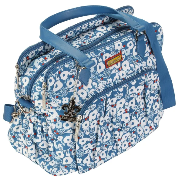 Kalencom Berlin Diaper Bag Berry Blossom Teal