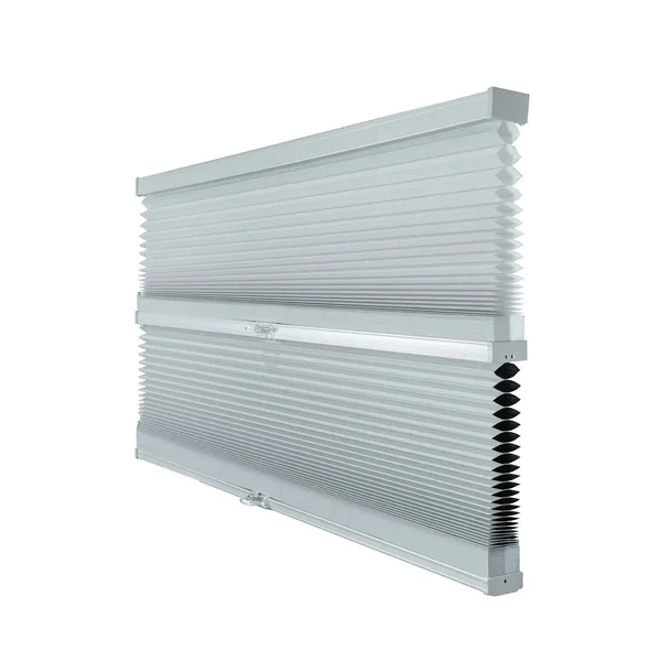 Chicology Day N& Night Cordless Cellular Shades - Grey Sheen - Gray Sheen - 26x22 x 72x22