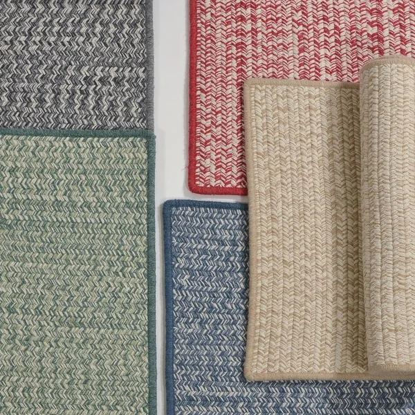 Colonial Mills 4' x 7' Gray All Purpose Handcrafted Reversible Rectangular Area Throw Rug