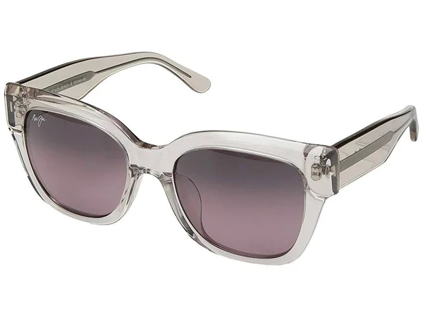 Maui Jim Siren Song Sunglasses Crystal w/ Hint of Pink - Maui Rose