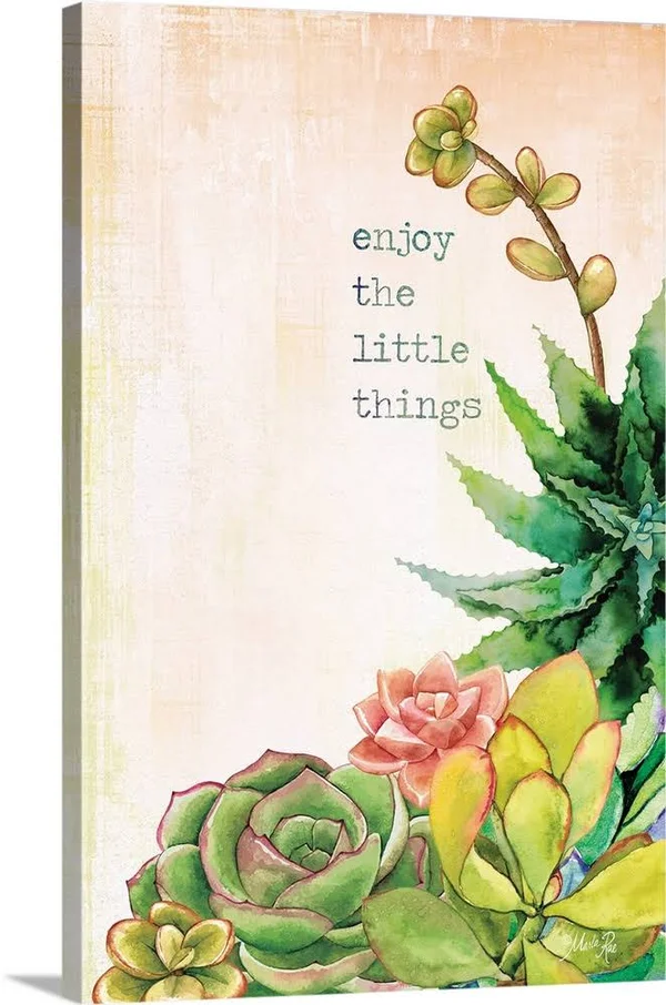 Enjoy The Little Things - Canvas Wall Art, 20x30, Great Big Canvas