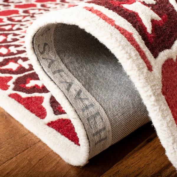 Safavieh 5& x 8& Bellagio BLG610K Red Ivory Rug