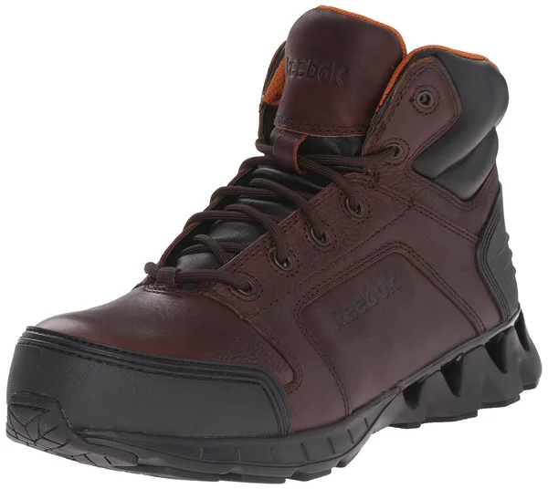Reebok Work Men's 6x22 Zigkick Work RB7005 Composite Toe Boot - Brown