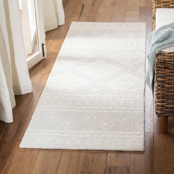 Safavieh Micro-Loop MLP501G 5&0x22 x 5&0x22 Round Grey, Ivory Area Rug