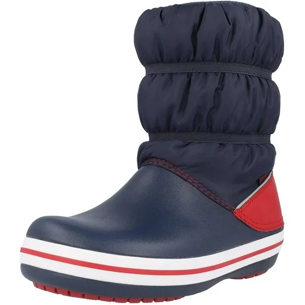 Crocs Kids& Crocband Winter Boot - Navy Blue/Red, C12
