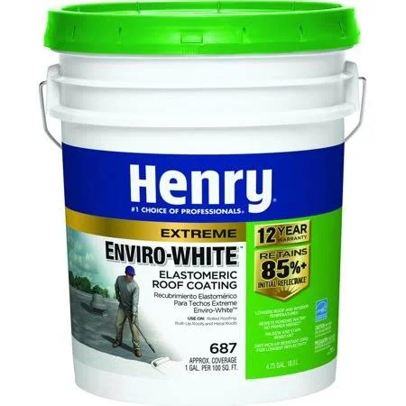 Henry He687406 Enviro White Enviro White Roof Coating 5 Gallon