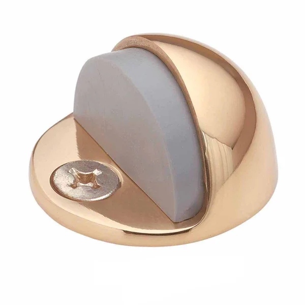 Renovators Supply 25 Brass Door Stop Dome Floor Mount Bumper
