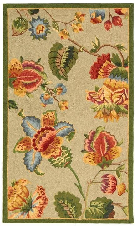 Safavieh Chelsea HK331C Area Rug - Sage - Size: 6 x 9 ft.