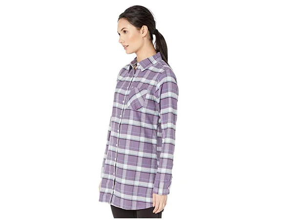 Mountain Khakis Penny Plaid Tunic Shirt Women's Blouse Nightshade : MD