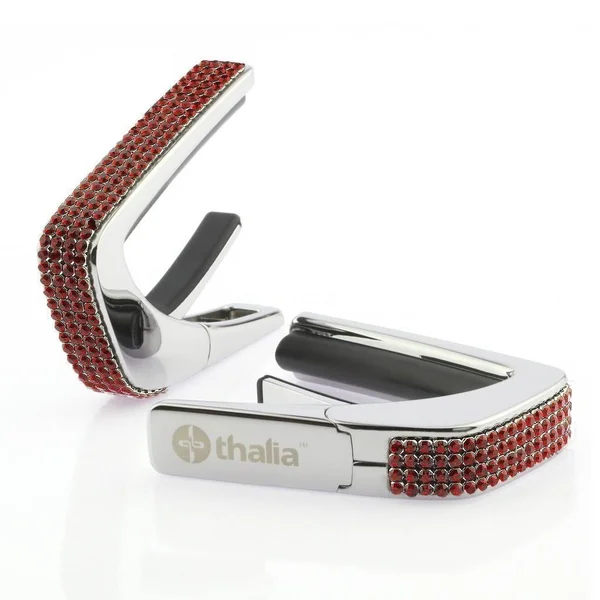 Thalia Capo Chrome 200 Series Guitar Capo Dragon Abalone
