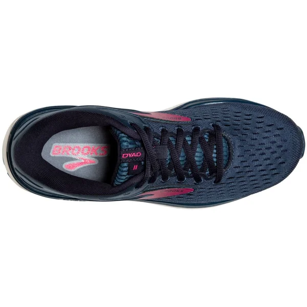 Brooks Women's Dyad 11 - Black/Ebony/Green - 8, 2E