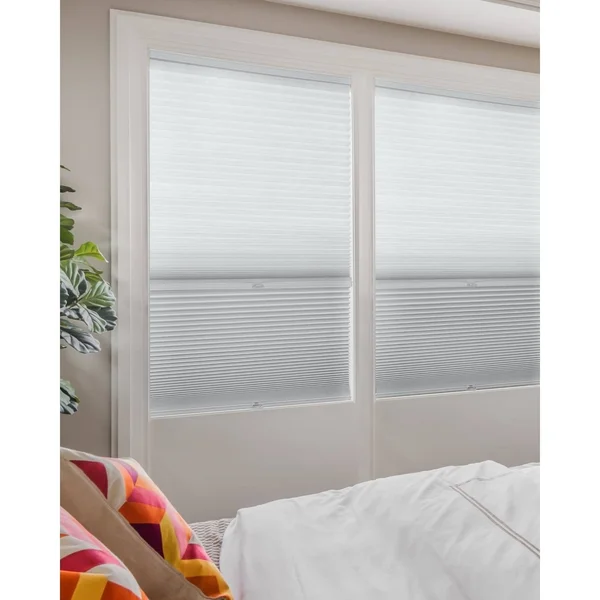 Chicology Day N& Night Cordless Cellular Shades - Grey Sheen - Gray Sheen - 26x22 x 72x22
