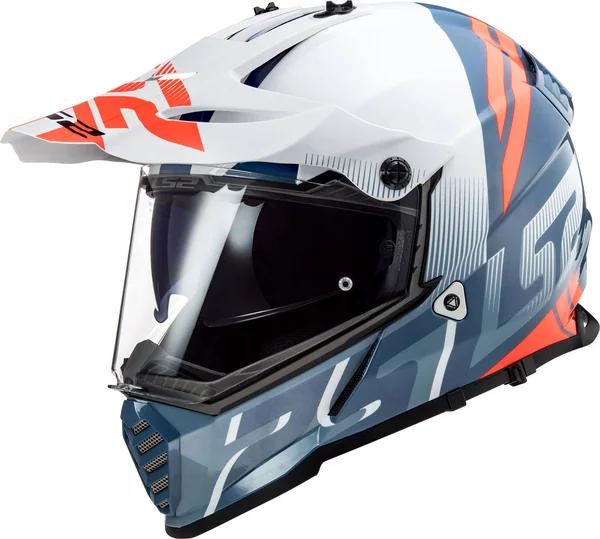 LS2 - Helmet MX436 Pioneer Evo Evolve White, Cobalt - Size L
