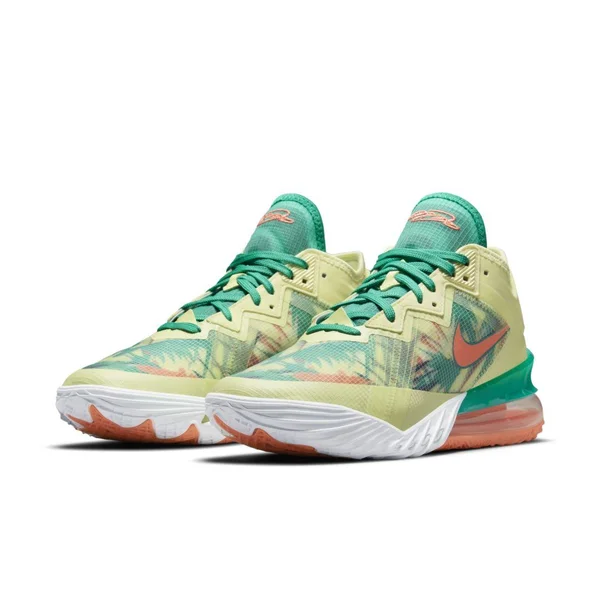 Nike Lebron 18 Low Summer Refresh Basketball Shoes in Green, Size: 16, CV7562-300